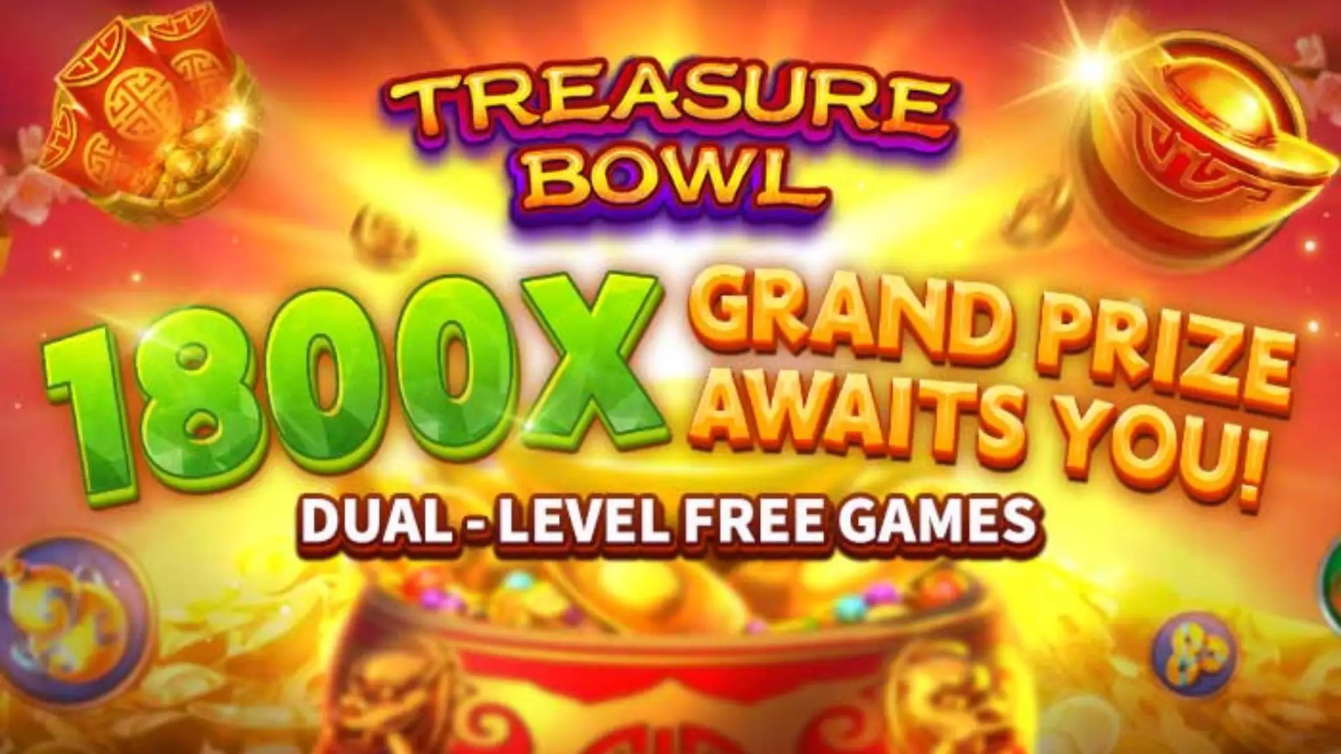 Multiplicadores Treasure Bowl 755bet - 7777x Máximo com Tigela Dourada